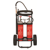 Τροχήλατος Πυροσβεστήρας 10Kg (2×5) CO2