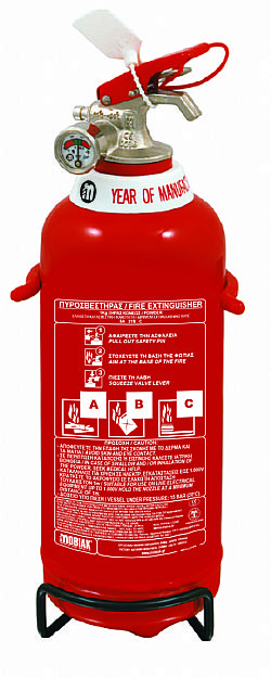 Πυροσβεστήρας 1Kg Ξηράς Σκόνης ABC40